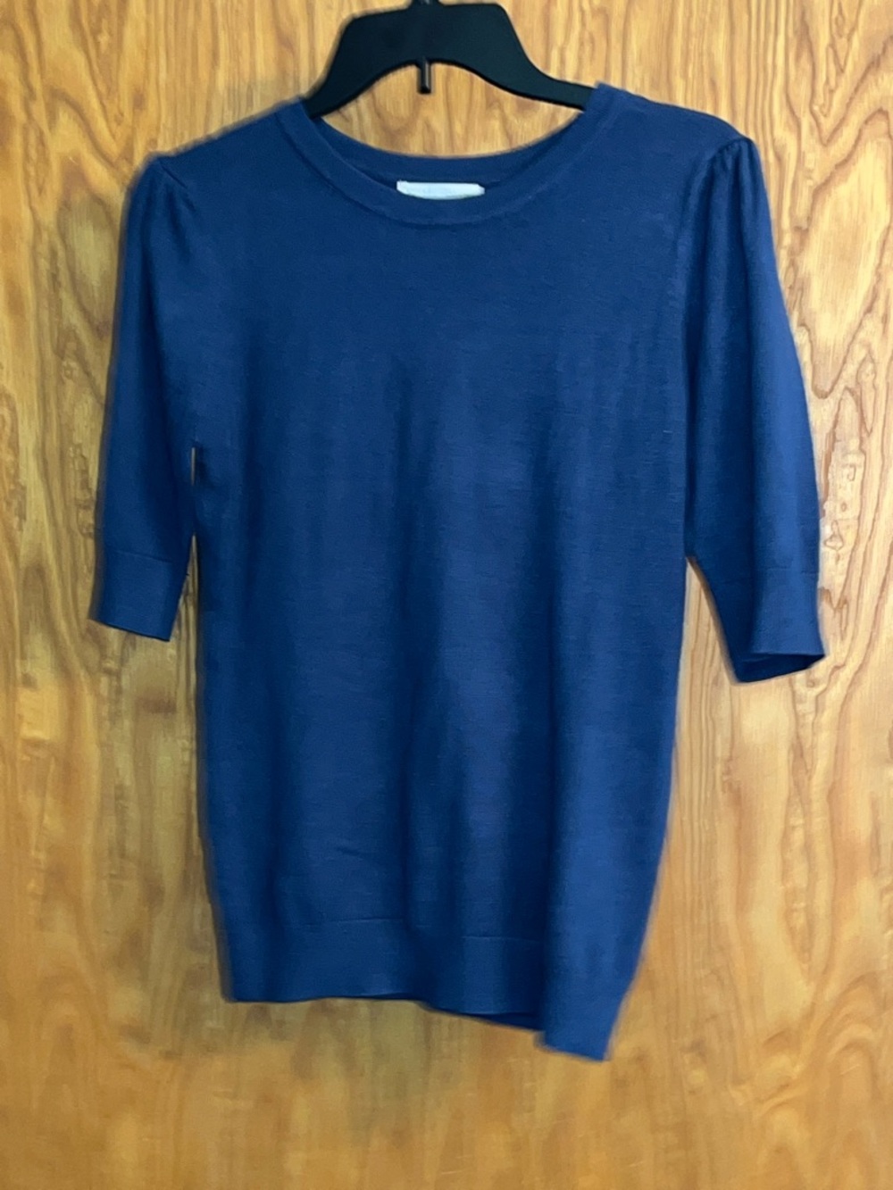 BE COOL Navy Blue Scoop Neck Sweater